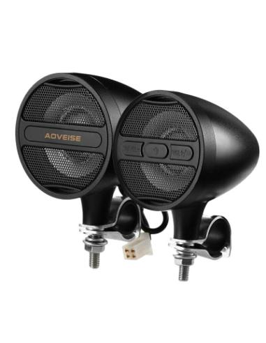 Comprar Altavoces Negros Para Manillar Con Usb, Bluetooth Y Radio Fm a precio de oferta