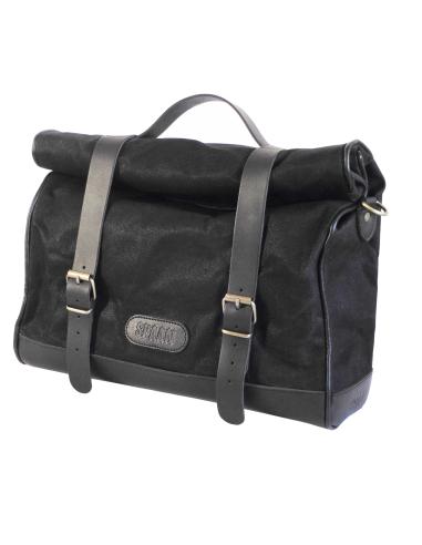 Comprar Alforja Vintage Algodon Negra 13 Litros Klickfix a precio de oferta