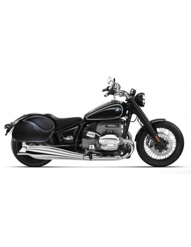 RIGID LEATHER SADDLEBAG NAPOLEON WHITE PROFILE 51 X 32 X 20