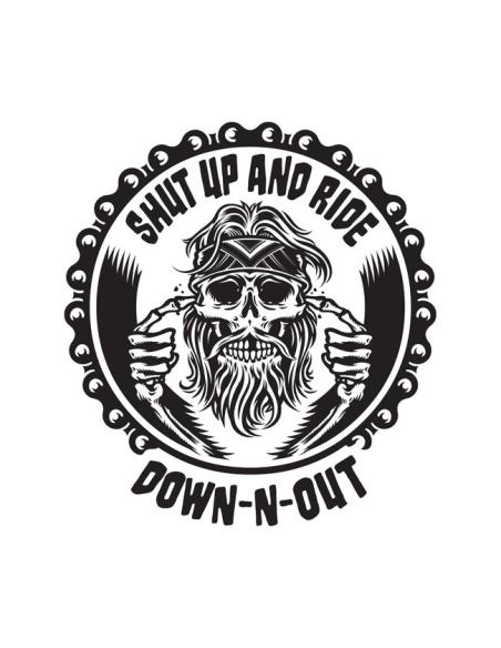 Acquista Adesivo Down-N-Out Shut Up And Ride a prezzo scontato