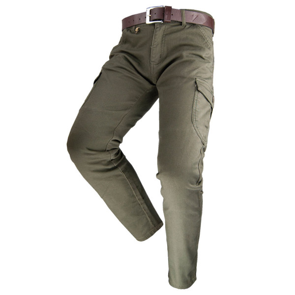 BYCITY MIXED II GREEN TROUSERS