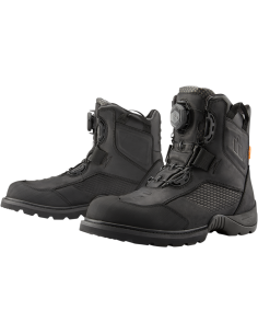 ICON STORMHAWK BLACK ANKLE BOOTS