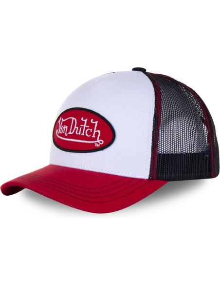 Acquista Cappellino Von Dutch Bbr Bianco Rosso e Nero a prezzo scontato
