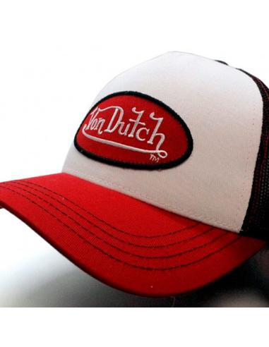 Acquista Cappellino Von Dutch Bbr Bianco Rosso e Nero a prezzo scontato