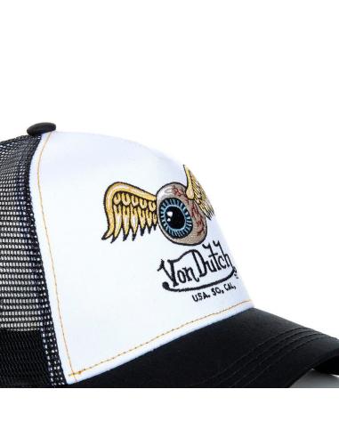 Acquista Cappellino Occhio Von Dutch Trucker Bianco in offerta speciale