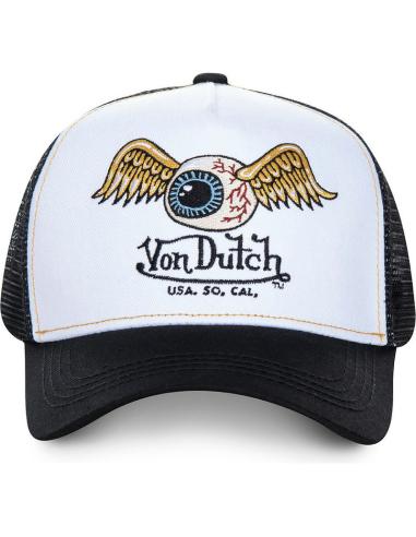 Casquette Avec L'Oeil De Von Dutch Art Whi | Prix Promo