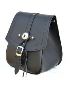 BACKPACK / BACKPACK "TANGER" BLACK LEATHER