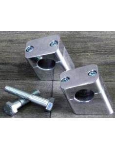 ÉLÉVATEURS INCLINÉS DE 4,5 CM EN ALUMINIUM CROME
