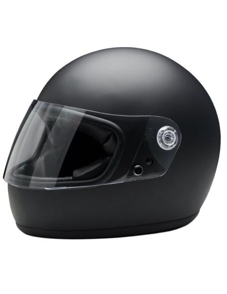 INTEGRAL HELMET THE VILLAIN & CO BY IGUANA CUSTOM-BLACK MATE