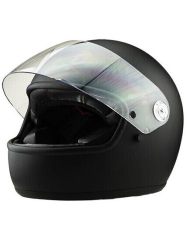 INTEGRAL HELMET THE VILLAIN & CO BY IGUANA CUSTOM-BLACK MATE