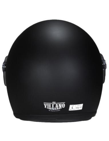 INTEGRAL HELMET THE VILLAIN & CO BY IGUANA CUSTOM-BLACK MATE