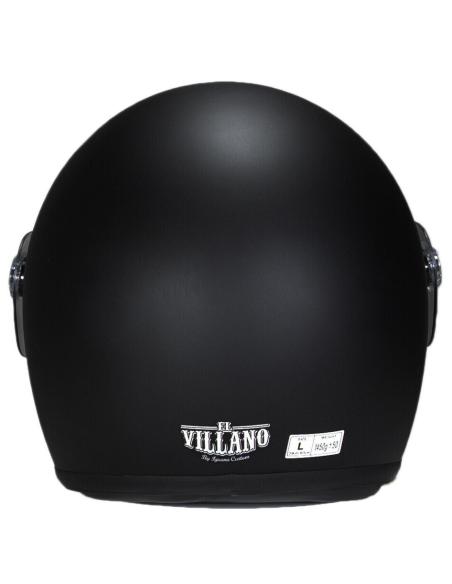 INTEGRAL HELMET THE VILLAIN & CO BY IGUANA CUSTOM-BLACK MATE