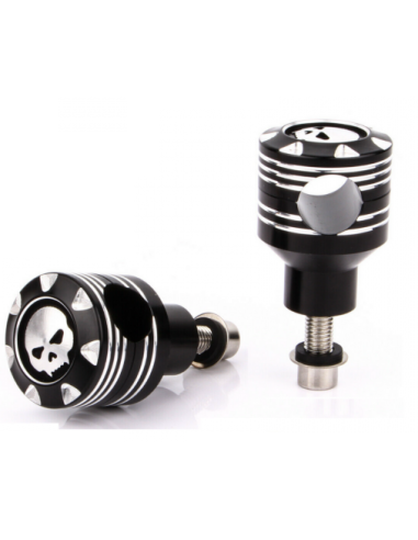 Comprar Torretas Skull Negra Contrast 5Cm a precio de oferta