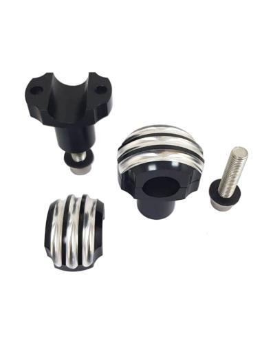 RISERS OLD ENGRAVE CONTRASTE PRETO 5CM