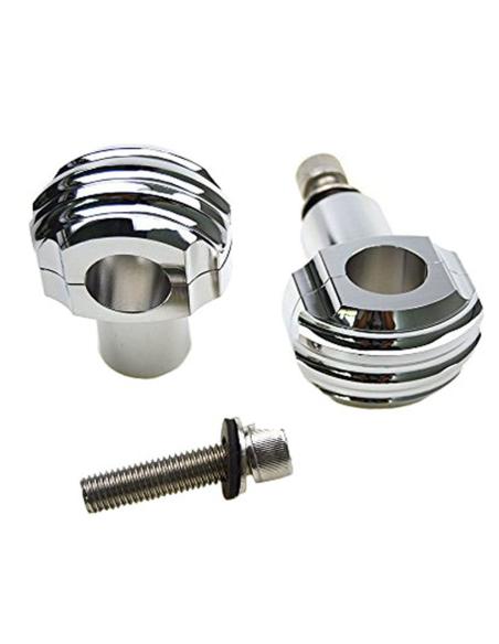 OLD ENGRAVE CHROME RISERS 5CM