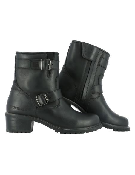 Acquista Stivaletti Overlap Biker da Donna Neri a prezzo scontato