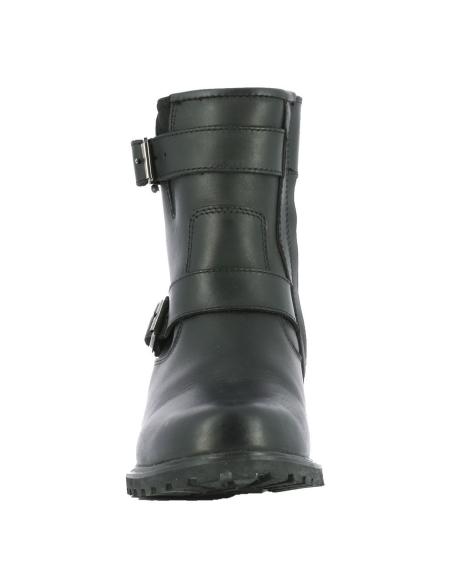 Acquista Stivaletti Overlap Biker da Donna Neri a prezzo scontato