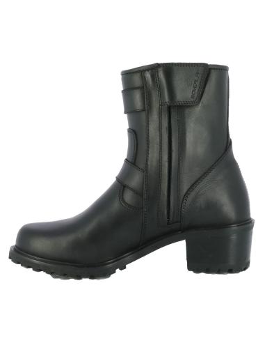 Acquista Stivaletti Overlap Biker da Donna Neri a prezzo scontato