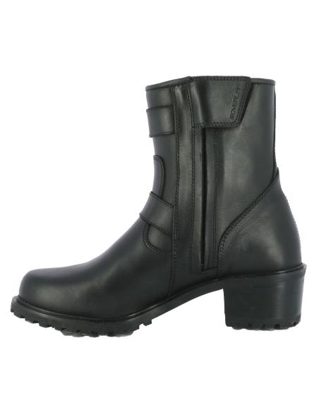Acquista Stivaletti Overlap Biker da Donna Neri a prezzo scontato
