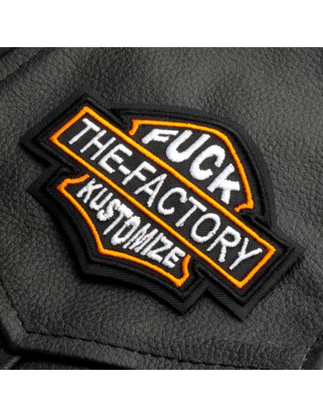 PATCH FUCK THE FACTORY KUSTOMIZE 6 X 8 CM