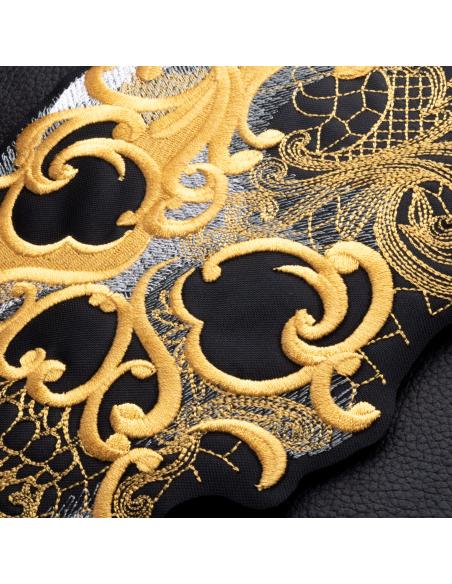 PATCH GOTIK SKULL GOLD 20 CM.