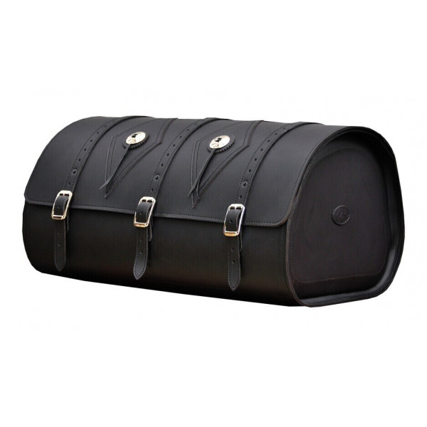 REINFORCED LEATHER TRUNK "BIG FOOT" BASIC FOR TWO HELMETS