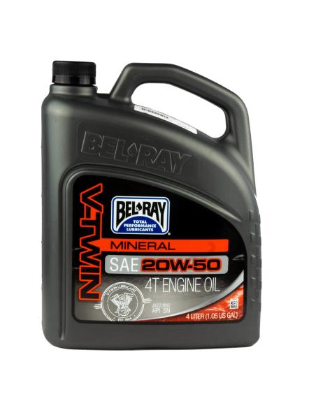 OLIO MINERALE BEL-RAY 20W-50 4L