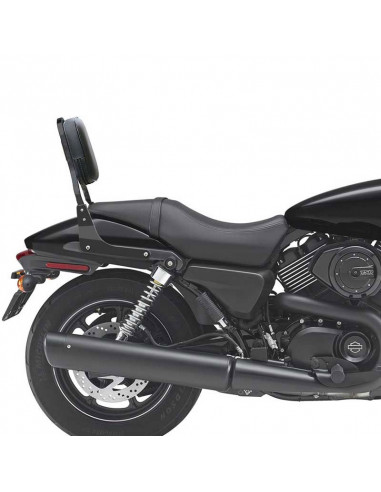BLACK BACKREST WITHOUT GRILL FOR STREET 750