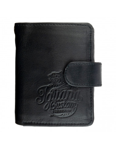 LEATHER WALLET WITH CLASP IGUANA CUSTOM COLLECTION