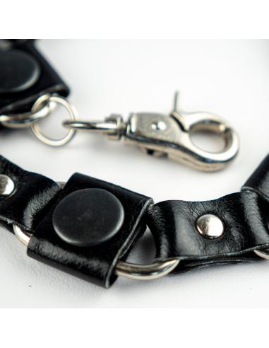 Chaîne Pour Portefeuilles En Cuir Et Rivets | Prix Promo