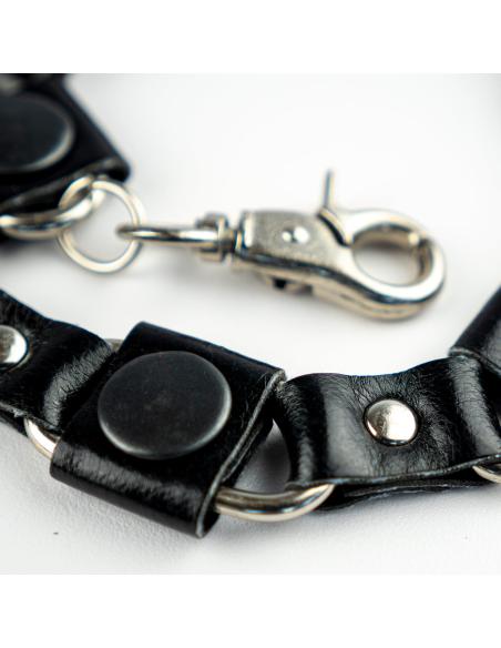 Chaîne Pour Portefeuilles En Cuir Et Rivets | Prix Promo