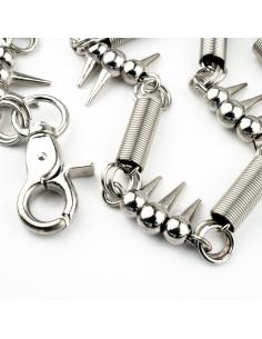 Comprar Cadena Cartera Con Pinchos Y Muelles De Metal a precio de oferta 2