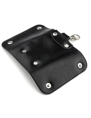 Comprar Llavero Portallaves De Piel Negro a precio de oferta