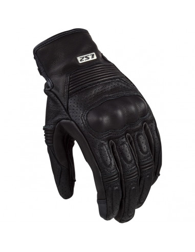 PERFORATED SUMMER GLOVES BLACK DUSTER LS2