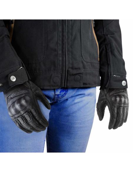 LUVAS PERFURADAS DE VERÃO EN PRETO DUSTER LS2