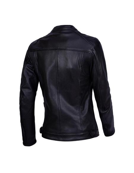 VESTE EN CUIR PERFORÉ STREET COOL POUR FEMMES, POUR L'ÉTÉ