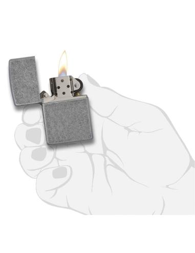 Comprar Mechero Acabado Plata Antigua De Zippo a precio de oferta