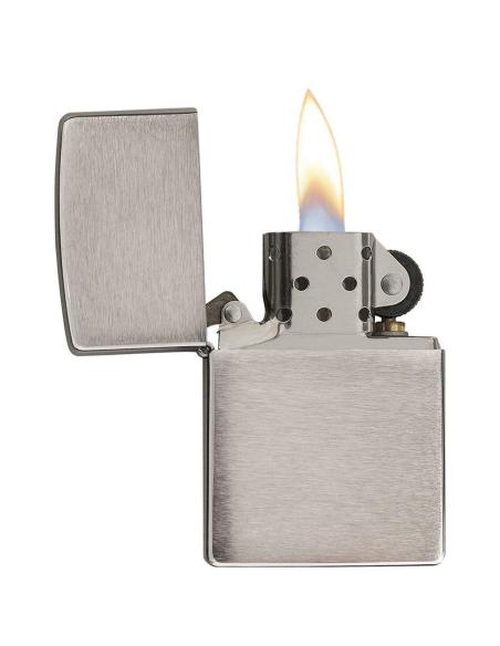Briquet Zippo Armor Chrome Brossé | Prix Promo