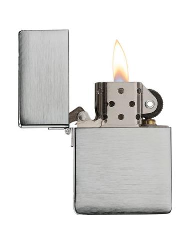 BRIQUET ZIPPO 1935 RÉPLIQUE CHROME BROSSÉ CLASSIQUE