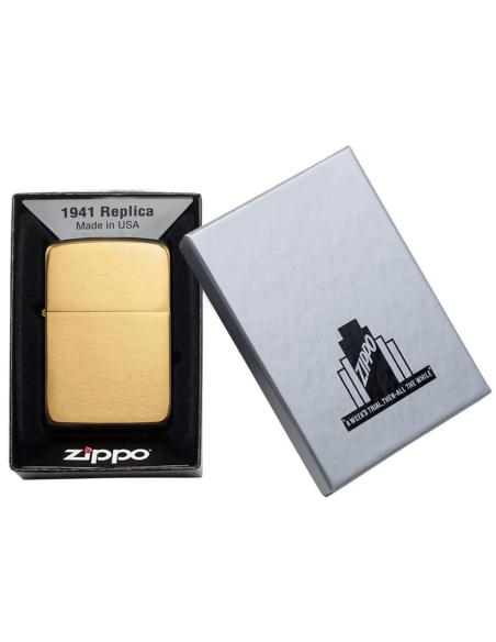 Comprar Mechero 1941 Replica En Latón Cepillado De Zippo a precio de oferta