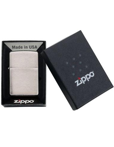 ISQUEIRO ZIPPO CROMADO ESCOVADO