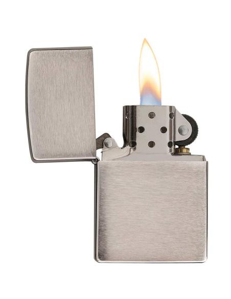 BRUSHED CHROME ZIPPO LIGHTER
