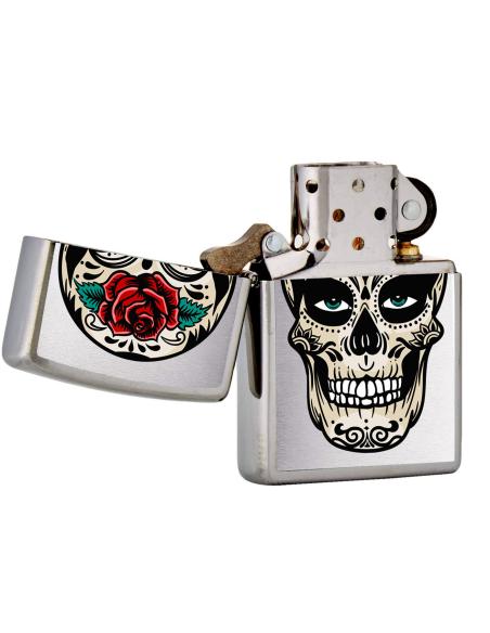 Comprar Mechero Con Calavera Muerte Mexicana De Zippo a precio de oferta