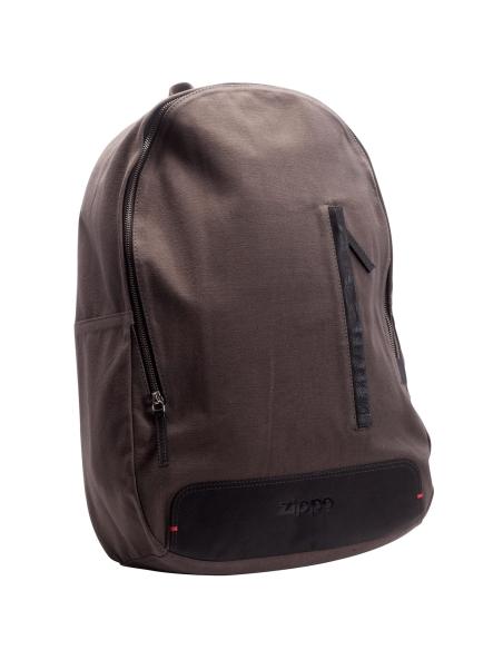 LEATHER AND CANVAS BACKPACK BY ZIPPO