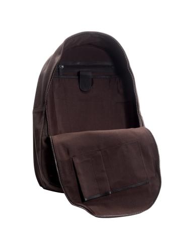 Comprar Mochila De Cuero Y Lona De Zippo a precio de oferta