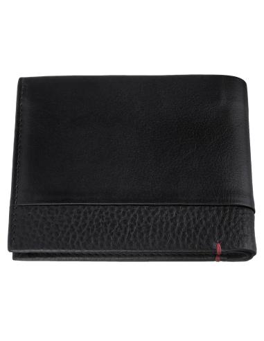 PORTE-CARTES EN CUIR NAPPA NOIR ZIPPO