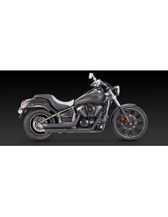 ESCAPAMENTO PRETO TWIN BARRA PARA VN900 06-UP