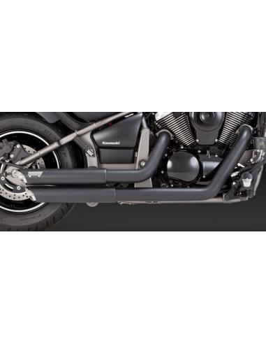 ESCAPAMENTO PRETO TWIN BARRA PARA VN900 06-UP