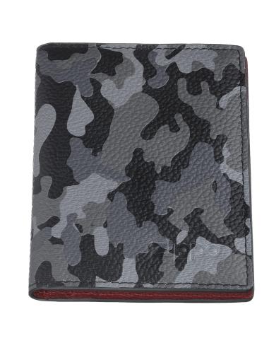PORTE-CARTES EN CUIR CAMOUFLAGE GRIS ZIPPO