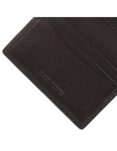 PORTEFEUILLE PORTE-CARTES ZIPPO EN CUIR BRUN